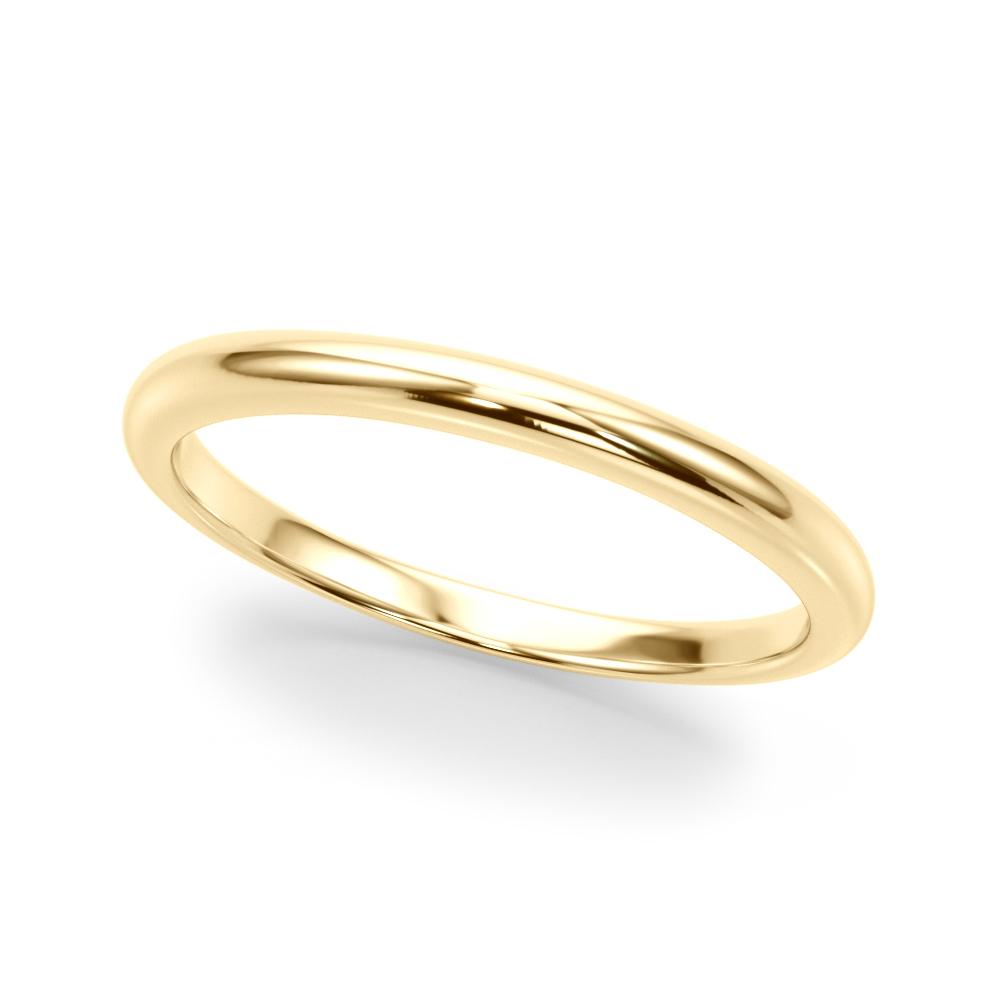  Gold Wedding Bands  Unknown Friendly Weight 10K yellow, white or rose gold - view 2