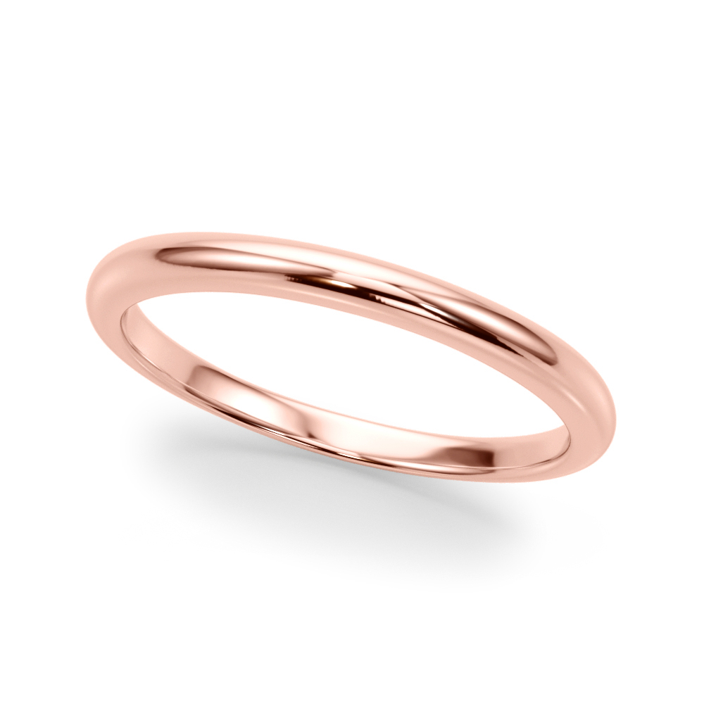  Gold Wedding Bands  Unknown Friendly Weight 10K yellow, white or rose gold - view 4