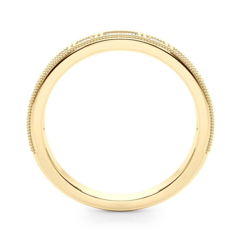  Ladies Channel Set Fancy Shape Baguette Wedding Bands 0.66 Carat Total Weight   (Lab-Created) 0.66 C.T.W 10K yellow, white or rose gold - view 4