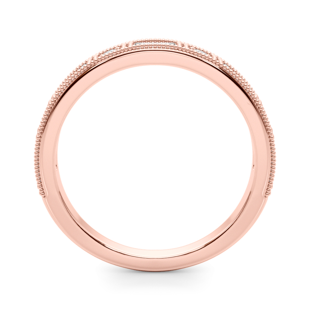  Ladies Channel Set Fancy Shape Baguette Wedding Bands 0.66 Carat Total Weight   (Lab-Created) 0.66 C.T.W 10K yellow, white or rose gold - view 6