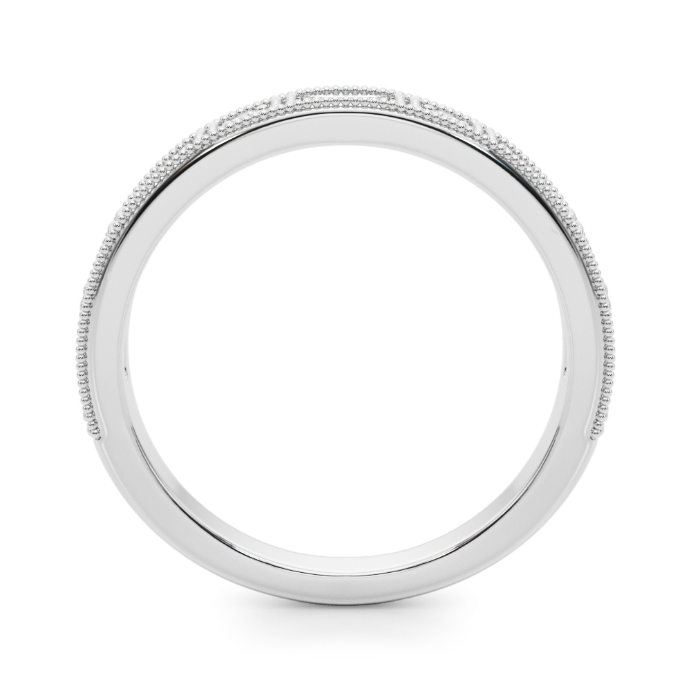  Ladies Channel Set Fancy Shape Baguette Wedding Bands 0.66 Carat Total Weight   (Lab-Created) 0.66 C.T.W 10K yellow, white or rose gold - view 2