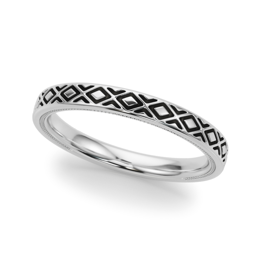 Vintage Inspired Wedding Band | USA Jewels