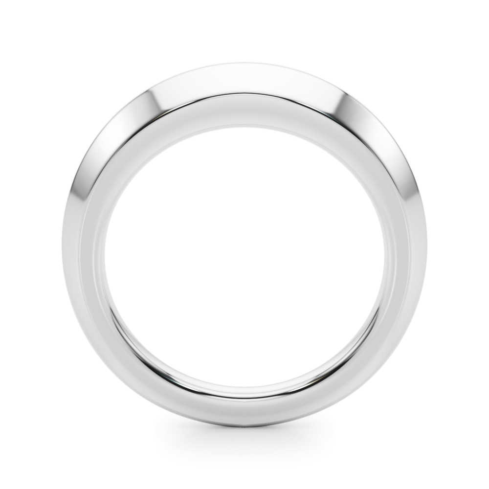  Plain Knife Edge Wedding Band  Unknown Friendly Weight 10K yellow, white or rose gold - view 2