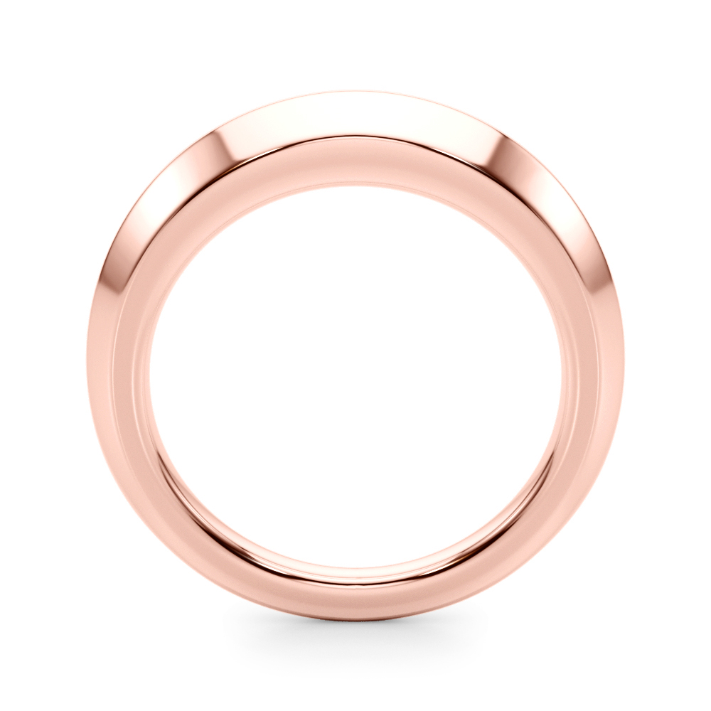  Knife Edge Wedding Band  Unknown Friendly Weight 10K yellow, white or rose gold - view 6