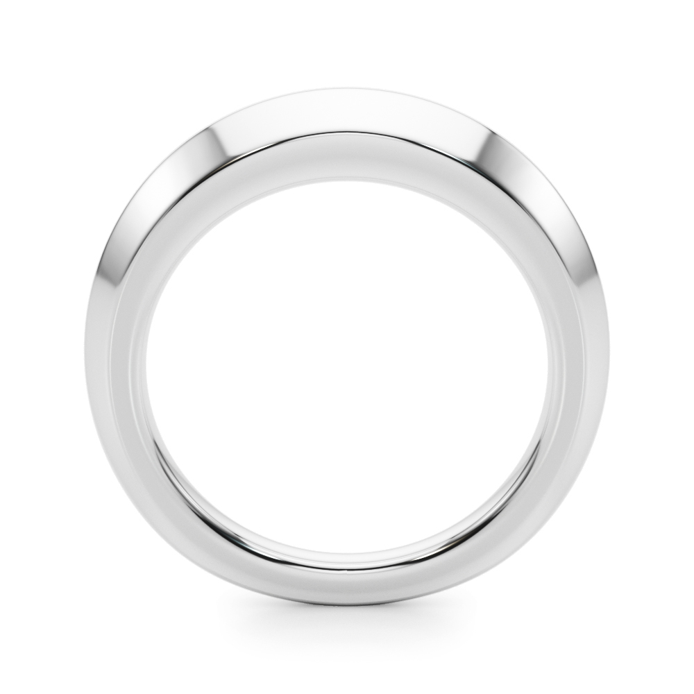  Plain Knife Edge Wedding Band  Unknown Friendly Weight 10K yellow, white or rose gold - view 2