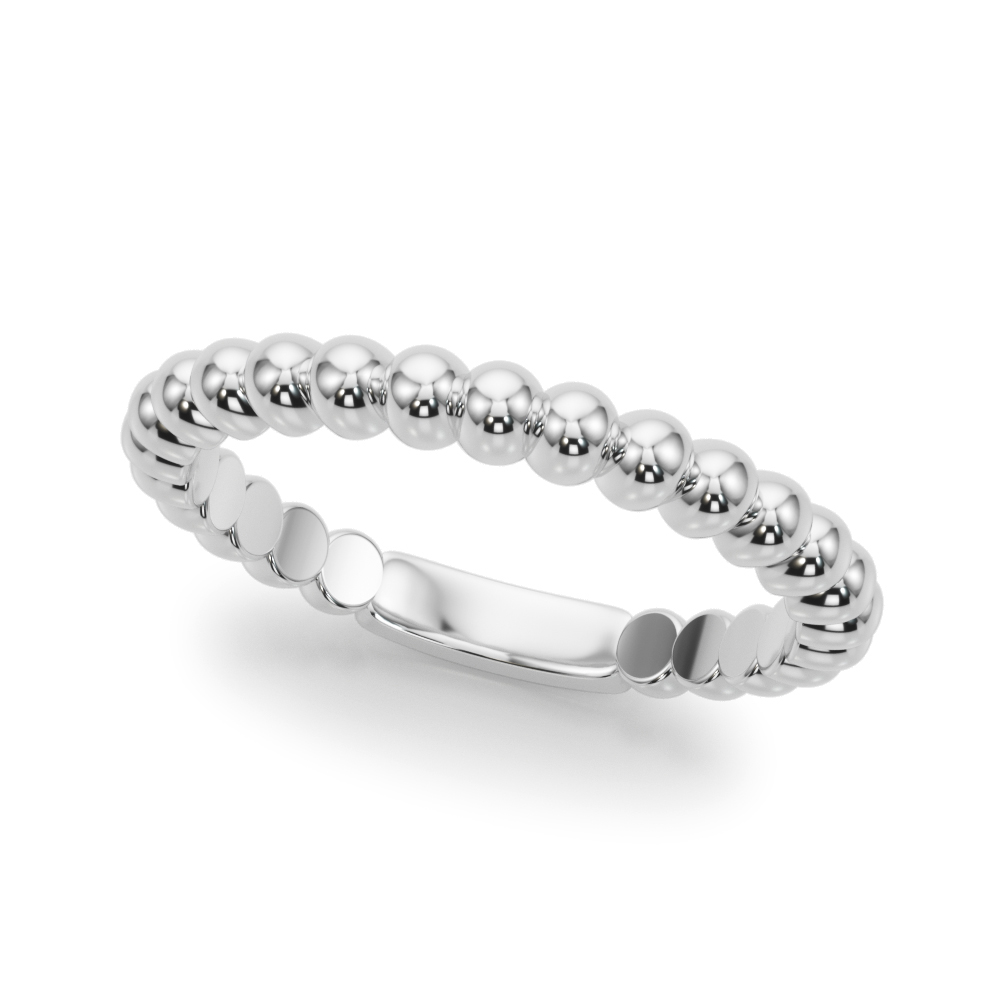 Beaded Wedding Band | USA Jewels