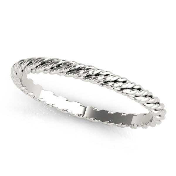 Gold Twisted Rope Wedding Band | USA Jewels
