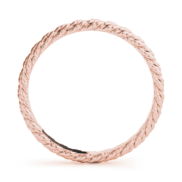  Gold Twisted Rope Wedding Band  Unknown Friendly Weight 10K yellow, white or rose gold - view 6