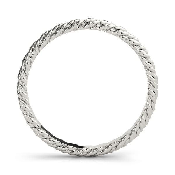  Gold Twisted Rope Wedding Band  Unknown Friendly Weight 10K yellow, white or rose gold - view 2