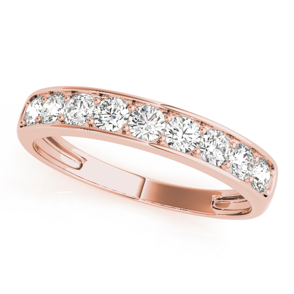 Ladies Channel Set Wedding Band 0.45 Carat Total Weight   (Lab-Created) 0.45 C.T.W 10K yellow, white or rose gold - view 5