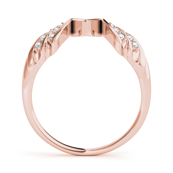 Ladies Wedding Band Insert 1/10 Carat Total Weight   (Lab-Created) 0.12 C.T.W 10K yellow, white or rose gold - view 6
