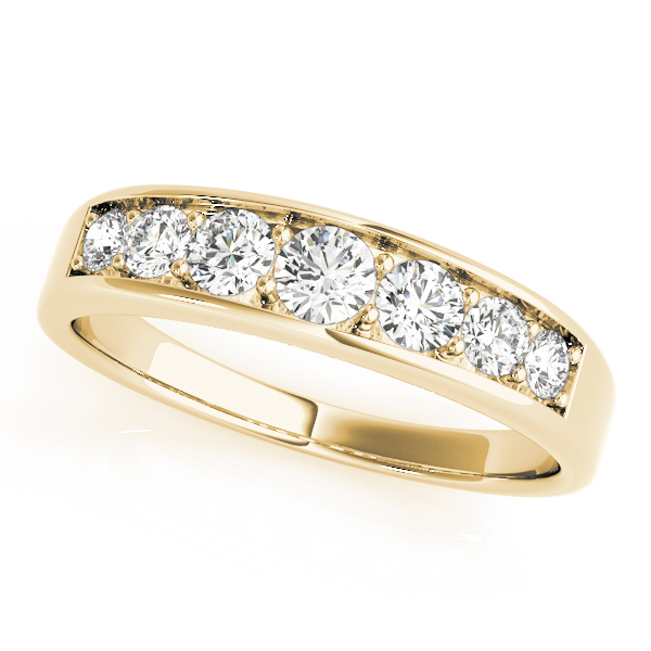  Ladies Graduating Diamond Channel Set Band 1/5 Carat Total Weight   (Lab-Created) 0.19 C.T.W 10K yellow, white or rose gold - view 3