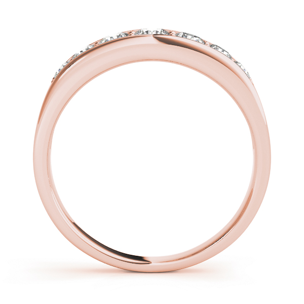  Ladies Graduating Diamond Channel Set Band 1/5 Carat Total Weight   (Lab-Created) 0.19 C.T.W 10K yellow, white or rose gold - view 6