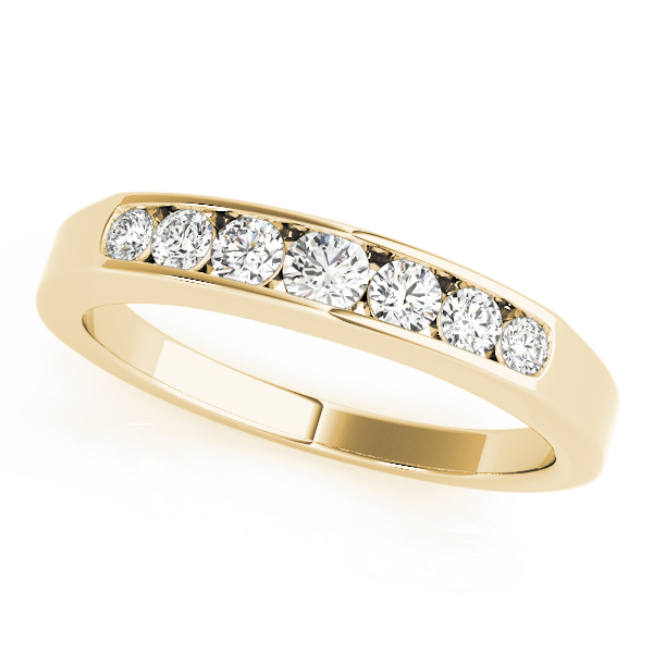  Ladies Channel Set Diamond Wedding Band 1/3 Carat Total Weight   (Lab-Created) 0.31 C.T.W 10K yellow, white or rose gold - view 3