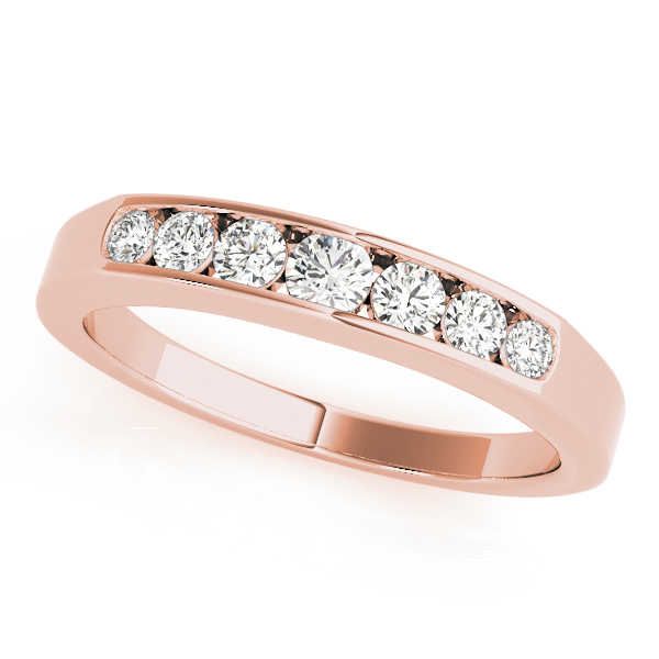  Ladies Channel Set Diamond Wedding Band 1/3 Carat Total Weight   (Lab-Created) 0.31 C.T.W 10K yellow, white or rose gold - view 5