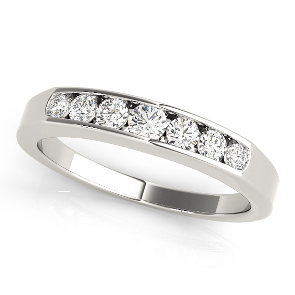 Channel Set Diamond Wedding Band | USA Jewels