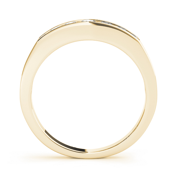  Ladies Channel Set Diamond Wedding Band 1/3 Carat Total Weight   (Lab-Created) 0.31 C.T.W 10K yellow, white or rose gold - view 4