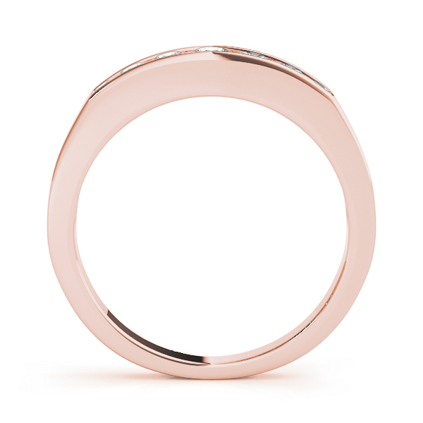  Ladies Channel Set Diamond Wedding Band 1/3 Carat Total Weight   (Lab-Created) 0.31 C.T.W 10K yellow, white or rose gold - view 6