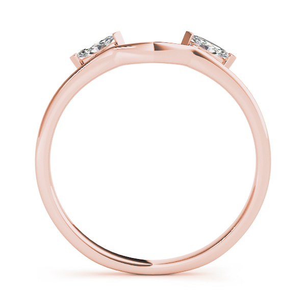  Ladies Wraps & Insert Wedding Band .15 Carat Total Weight   (Lab-Created) 0.14 C.T.W 10K yellow, white or rose gold - view 6
