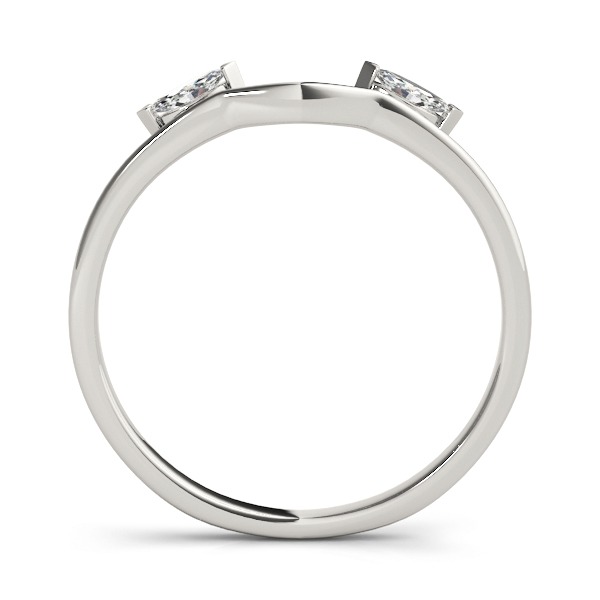  Ladies Wraps & Insert Wedding Band .15 Carat Total Weight   (Lab-Created) 0.14 C.T.W 10K yellow, white or rose gold - view 2
