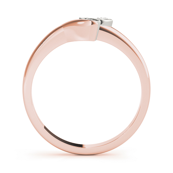  Ladies Bypass Marquise Leaf Shape Wedding Bands 0.02 Carat Total Weight  0.02 C.T.W 10K yellow, white or rose gold - view 6