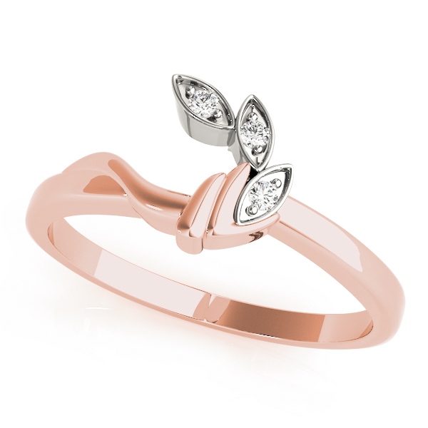  Ladies Diamond Wedding Wrap Band 0.01 Carat Total Weight  0.01 C.T.W 10K yellow, white or rose gold - view 5