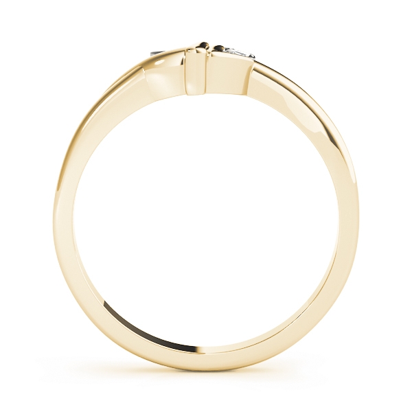  Ladies Diamond Wedding Wrap Band 0.01 Carat Total Weight  0.01 C.T.W 10K yellow, white or rose gold - view 4