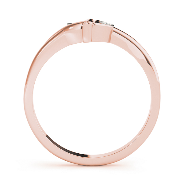  Ladies Diamond Wedding Wrap Band 0.01 Carat Total Weight  0.01 C.T.W 10K yellow, white or rose gold - view 6