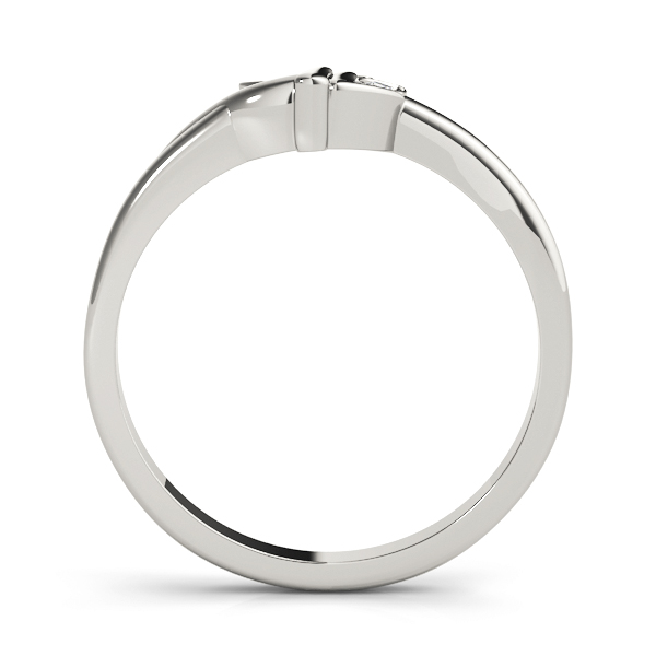  Ladies Diamond Wedding Wrap Band 0.01 Carat Total Weight  0.01 C.T.W 10K yellow, white or rose gold - view 2