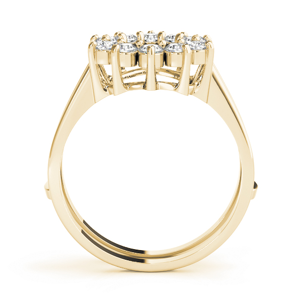  Ladies Wraps & Inserts Wedding Bands 1/3 Carat Total Weight   (Lab-Created) 0.35 C.T.W 10K yellow, white or rose gold - view 4