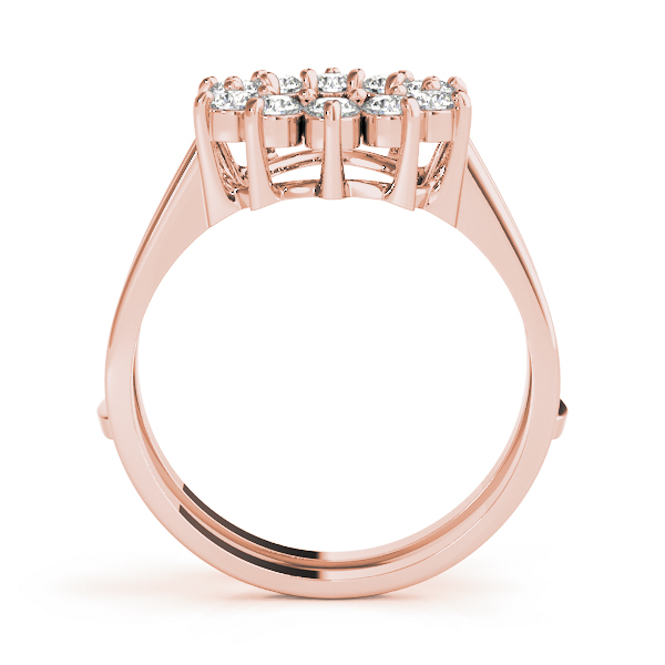  Ladies Wraps & Inserts Wedding Bands 1/3 Carat Total Weight   (Lab-Created) 0.35 C.T.W 10K yellow, white or rose gold - view 6