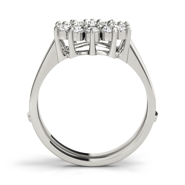  Ladies Wraps & Inserts Wedding Bands 1/3 Carat Total Weight   (Lab-Created) 0.35 C.T.W 10K yellow, white or rose gold - view 2