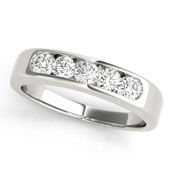 Channel Set Wedding Bands | USA Jewels