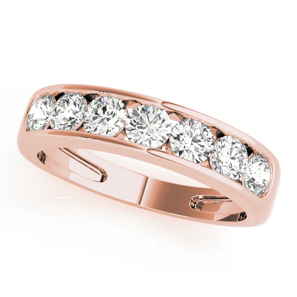  Ladies Channel Set Wedding Bands 5/8 Carat Total Weight   (Lab-Created) 0.63 C.T.W 10K yellow, white or rose gold - view 5