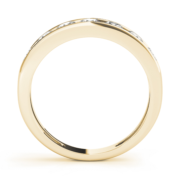  Ladies Channel Set Wedding Bands 5/8 Carat Total Weight   (Lab-Created) 0.63 C.T.W 10K yellow, white or rose gold - view 4