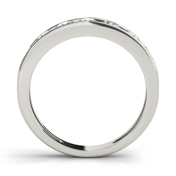  Ladies Channel Set Wedding Bands 5/8 Carat Total Weight   (Lab-Created) 0.63 C.T.W 10K yellow, white or rose gold - view 2