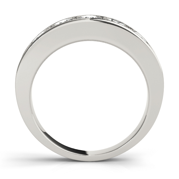  Ladies Channel Set Wedding Band 1/4 Carat Total Weight   (Lab-Created) 0.28 C.T.W 10K yellow, white or rose gold - view 2