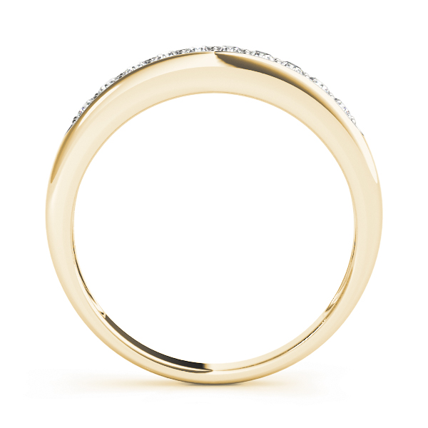  Ladies Channel Set Wedding Bands 1/4 Carat Total Weight   (Lab-Created) 0.25 C.T.W 10K yellow, white or rose gold - view 4