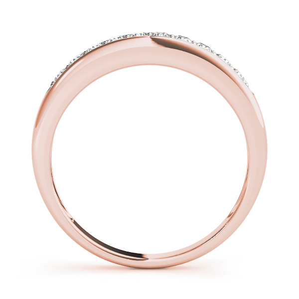  Ladies Channel Set Wedding Bands 1/4 Carat Total Weight   (Lab-Created) 0.25 C.T.W 10K yellow, white or rose gold - view 6