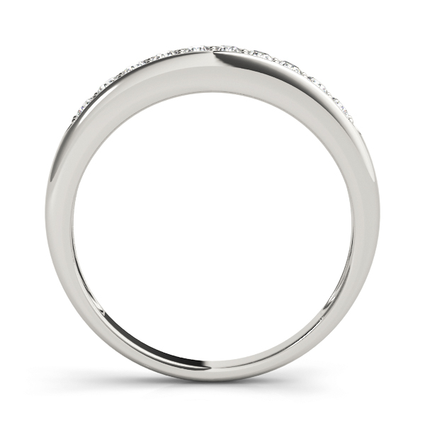 Ladies Channel Set Wedding Bands 1/4 Carat Total Weight   (Lab-Created) 0.25 C.T.W 10K yellow, white or rose gold - view 2