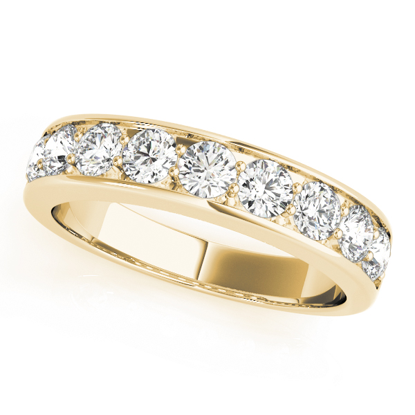  Ladies Wedding Channel Set Diamond Band 1.0 Carat Total Weight   (Lab-Created) 0.99 C.T.W 10K yellow, white or rose gold - view 3