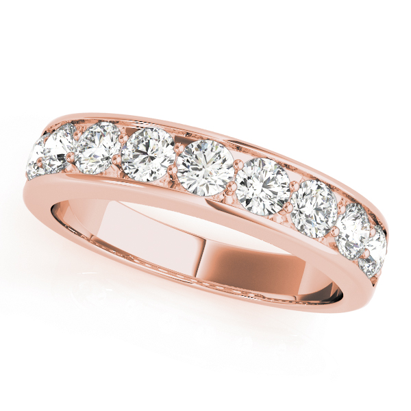  Ladies Wedding Channel Set Diamond Band 1.0 Carat Total Weight   (Lab-Created) 0.99 C.T.W 10K yellow, white or rose gold - view 5