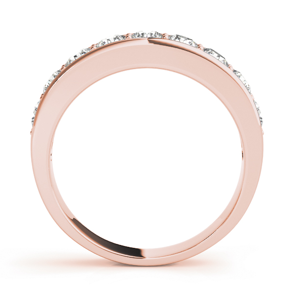  Ladies Wedding Channel Set Diamond Band 1.0 Carat Total Weight   (Lab-Created) 0.99 C.T.W 10K yellow, white or rose gold - view 6