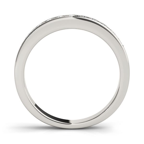  Ladies Channel Set Wedding Band 1/4 Carat Total Weight   (Lab-Created) 0.28 C.T.W 10K yellow, white or rose gold - view 2