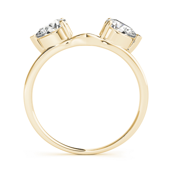  Ladies Pear Shape Wraps & Inserts Wedding Bands 0.8 Carat Total Weight   (Lab-Created) 0.80 C.T.W 10K yellow, white or rose gold - view 4