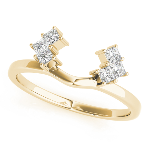  Ladies Wedding Band Diamond Wrap 1/3 Carat Total Weight   (Lab-Created) 0.30 C.T.W 10K yellow, white or rose gold - view 3