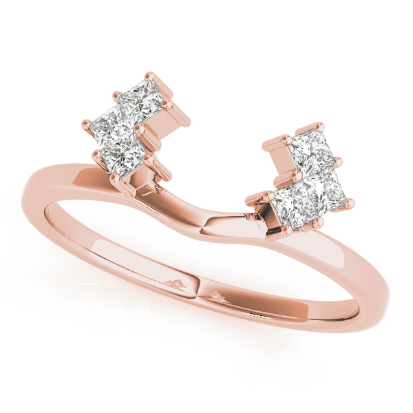  Ladies Wedding Band Diamond Wrap 1/3 Carat Total Weight   (Lab-Created) 0.30 C.T.W 10K yellow, white or rose gold - view 5