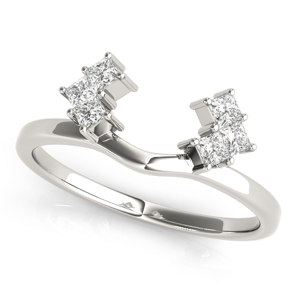 Wedding Band Diamond Wrap