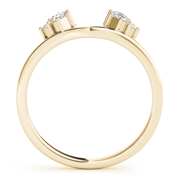 Ladies Wedding Band Diamond Wrap 1/3 Carat Total Weight   (Lab-Created) 0.30 C.T.W 10K yellow, white or rose gold - view 4