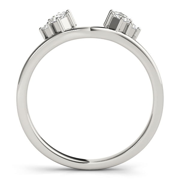  Ladies Wedding Band Diamond Wrap 1/3 Carat Total Weight   (Lab-Created) 0.30 C.T.W 10K yellow, white or rose gold - view 2